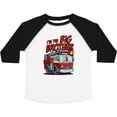 thumbnail image 3 of Inktastic Big Brother Fire Truck Boys Toddler T-Shirt, 3 of 5