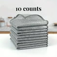 thumbnail image 6 of 20 Counts Dishwashing Rags，Multipurpose Non-Scratch Wire Dishcloths for Wet and Dry Use, Reusable Wire Cleaning Cloths for Kitchen, Sinks, and Pans Silver Removable, Washable & More, 6 of 16