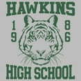 thumbnail image 2 of Netflix Girl's Stranger Things Retro Hawkins High School Tigers Graphic T-Shirt, 2 of 5