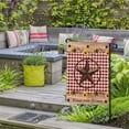 thumbnail image 4 of Farmhouse Barn Star Sunflower Garden Flags for Outside Red Buffalo Plaid Double Sided Yard Flags Outdoor House Decoration, Small 12X18 Inch,, 4 of 9
