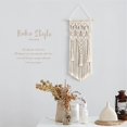 thumbnail image 2 of Colgante de pared de macramé de 35 x 75 cm, estilo bohemio, elegante, geométrico, tejido, decoración navideña, para un hermoso apartamento, dormitorio y decoración, 2 of 5