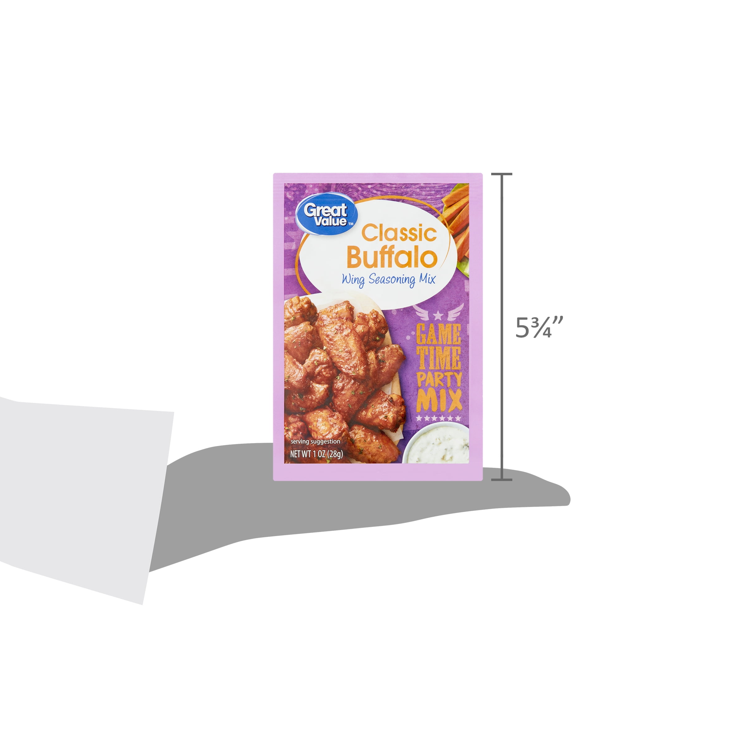Great Value Classic Buffalo Wing Seasoning Mix, 1 oz