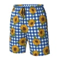 thumbnail image 5 of Naloa Sunflowers Men's Beach Shorts, Surfing shorts, Swim trunks, Quick Dry Swim Trunks for Surfing Beach Fun - Medium, 5 of 9
