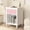 Pink/White, variant on Peispie Wooden Nightstand with One Drawer and Open Shelf for Kids & Adults, Modern Side Table. Comfy End Table with Storage for Bedroom, Nursery, Grey/White