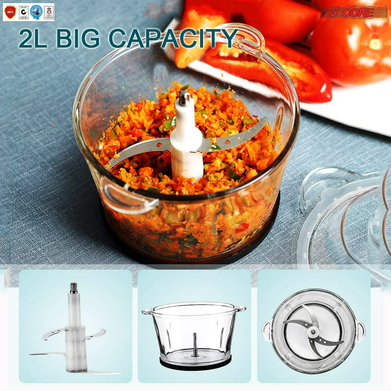 Food Mixing Shredder Food Grade Pc Garlic Vegetable Electric Minced Meat  Minced Household Food Processor Meat