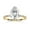 Yellow Gold, variant on Hidden Halo Engagement Ring for Women, 1.50 Carat (ctw) Pear and Round Cut Lab Grown Diamond Solitaire Ring In 14K White Gold Over Sterling Silver F-G-H, SI Quality Gifts For Her Ring Size-10