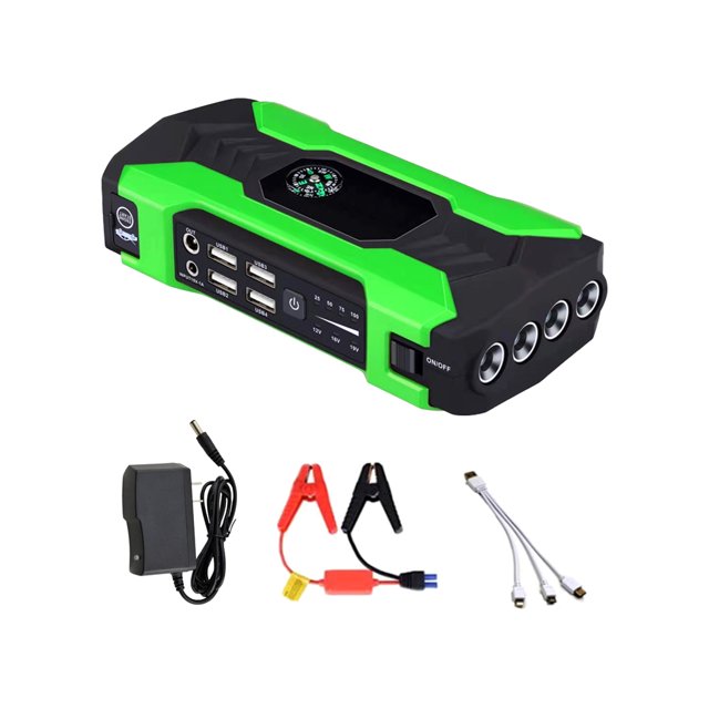 Sidaley Arrancador de coche, interruptor portátil resistente al agua, dispositivo de arranque de emergencia ligero, de de banco de Vehículos, repuestos y accesorios Mis Verde/Estándar Sidaley VI017949-02