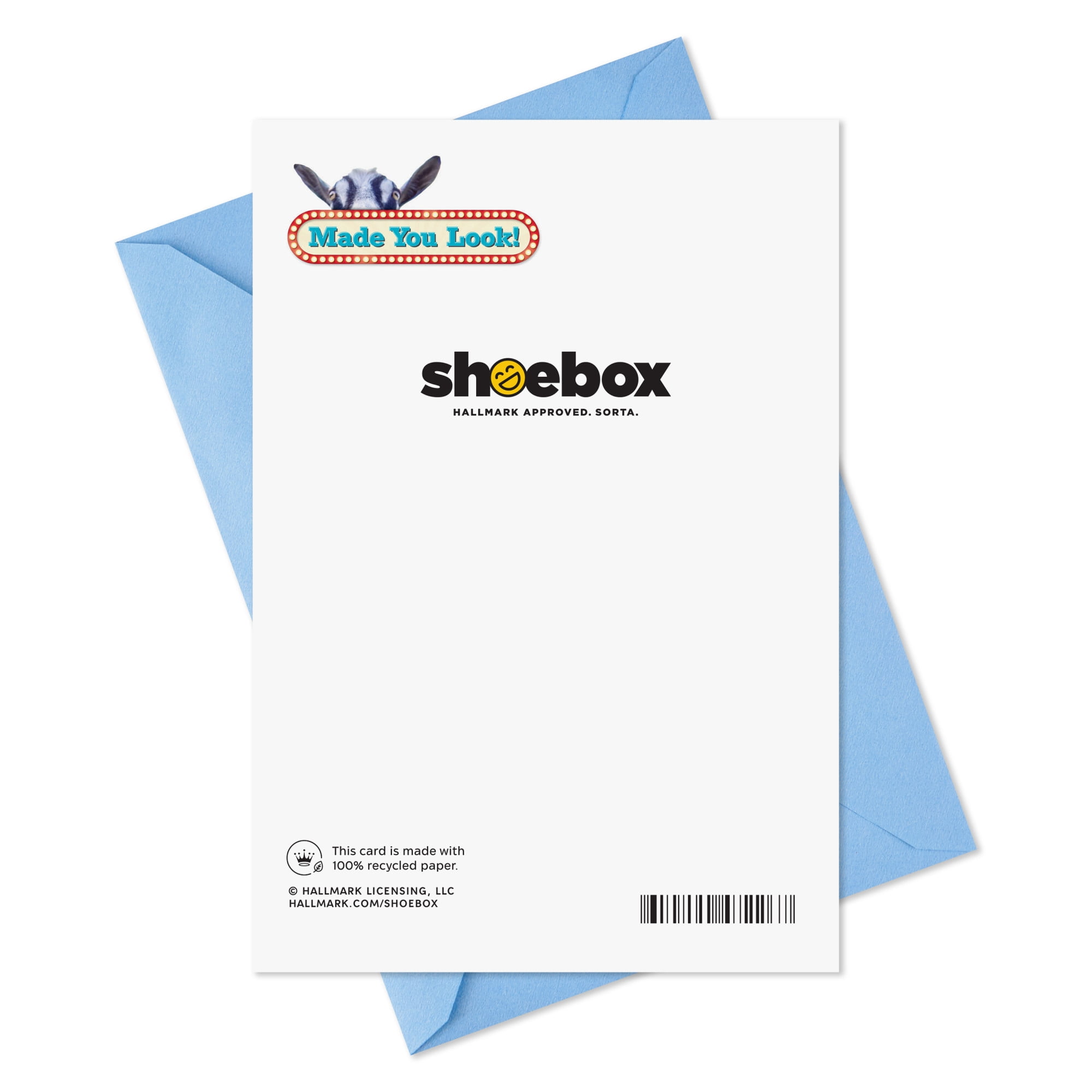 Hallmark Shoebox Funny Birthday Card (Goat You a Card)