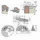 thumbnail image 5 of Heavy Duty 90 Degree Cabinet Hinge for Industrial Doors Carbon Steel Fixtures with Sliding Limit Function, 5 of 5