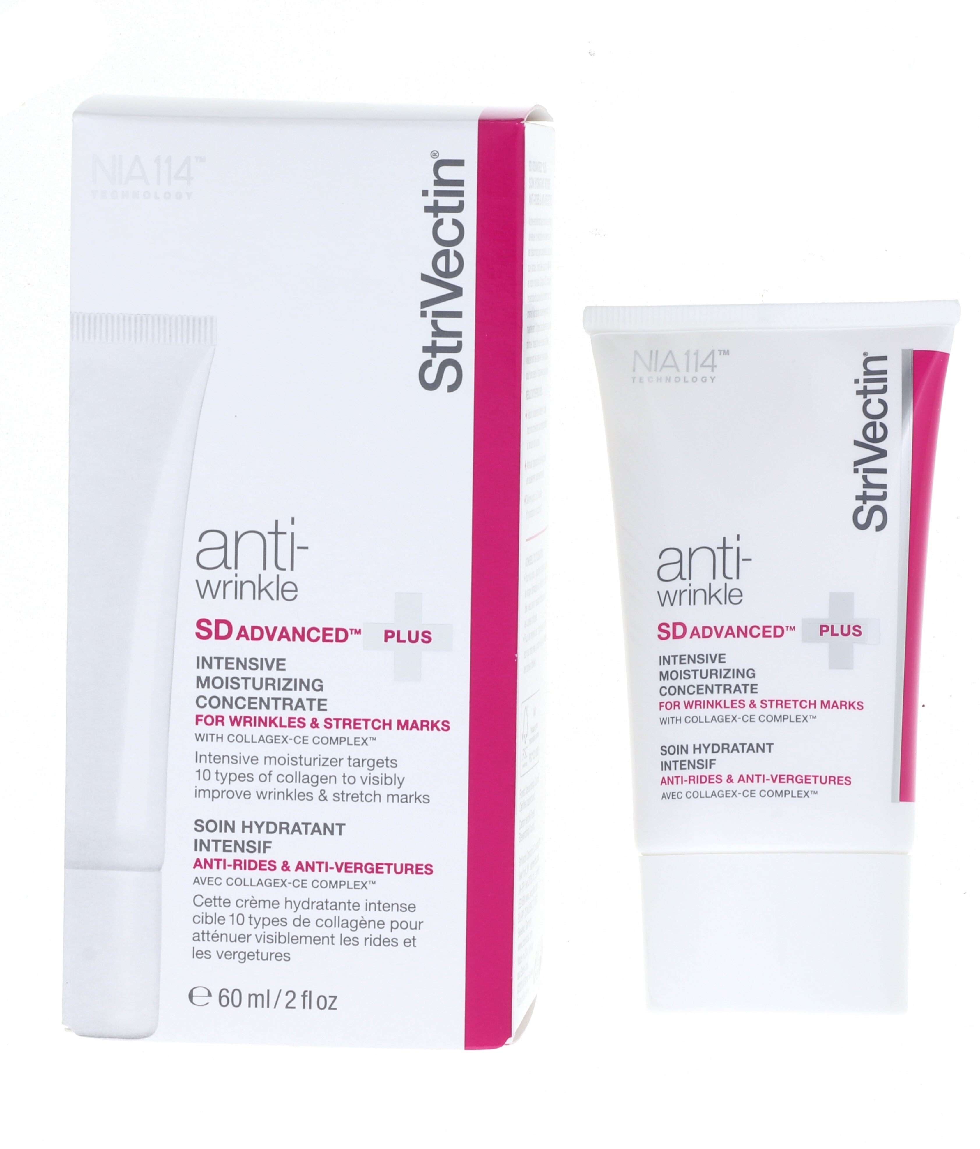 即発送 StriVectin Anti-Wrinkle SD+クリーム 60ml StriVectin Hydrating Face Serum SD Advanced Anti-Wrinkle