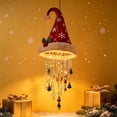 thumbnail image 5 of Lighted Santa Hat Hanging Chandelier, 15.75" Plush Red Hat Holiday Light, Hat Hanging Decor with Glowing Tassels, Lightweight Festive Light for Indoor Outdoor, Front Porch Mantel Lighted Ornament,C, 5 of 6