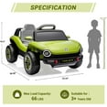 thumbnail image 2 of 12V Licensed Volkswagen Beetle Kids Ride-On Car with Remote Control & LED Lights, 2 of 7