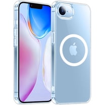 Magnetic for iPhone 16E Case 2025 Clear, [Compatible with Magsafe] [Not Yellowing] Slim Shockproof Phone Case for iPhone 16E 6.1"-Clear