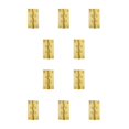 thumbnail image 3 of Speravity Bisagras Puerta Conector Hardware Artesanía Muebles Cerradura Bisagra plana lisa para gabinete Cajón de casa Persiana / 3.5in Latón Ciego/3.5 pulg. Latón 10Conjunto, 3 of 6