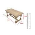 thumbnail image 6 of yotijay 1/12 Unpainted Wood End Table Desk Tea Table Simple Design Handmade Coffee Table, 6 of 9