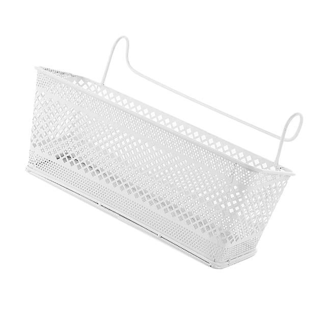 Estante de almacenamiento Sunnimix Cesta organizador colgante blanco