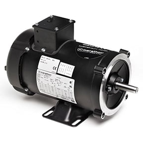 Marathon 56H17T2015 Vector Duty Motor, 3 Phase, TENV, C-Face with Base, Ball Bearing, 1/2 hp, 1800 rpm, 1 Speed, 230 VAC, 56C Frame