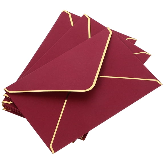 50 Pcs Envelope Party Accessory Decorative Invitation Envelopes Business Wedding Cards Storage