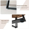 thumbnail image 3 of Bingirl 47 - Inch Round Dining Table for 4: Storage Feature and Brown Metal Square Legs, 3 of 7