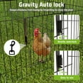 thumbnail image 2 of Huloretions Metal Chicken Coop,Portable Poultry Cage Walk in Hen House,Chicken Run with Waterproof Cover,Outdoor Backyard Farm Animal Enclosure Crate Pet Playpen Exercise Pen for Rabbit Duck, 2 of 7