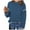 Blue, variant on UAMVSH Women's Casual Knitted Fall Sweaters Soft Long Sleeve Crew Neck Knitwear Loose Fit Lightweight Pullover Sweater Tops(Large,Khaki)
