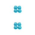 thumbnail image 2 of Tholdsy 4 unids/pack tuercas de rueda de aleación de aluminio tapacubos a prueba de polvo tapa de rueda tapas resistentes al desgaste tuercas buen Azul claro 2piezas Tholdsy CBP376240, 2 of 5
