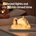 thumbnail image 6 of Cute Pumpkin LED Night Light, 3 Level Dimmable Nursery Nightlight, Silicone Soft Light Lamp Gift, Rechargeable Bedroom Touch Lamp for Breastfeeding, Kids, Girl, Boy, Halloween Decor (Pumpkin shape), 6 of 10