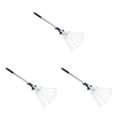 thumbnail image 3 of Riwesomey Garden Leaf Rake Telescoping Handle for Gardening Lawns Flower Beds Type1 NO1, 3 of 6