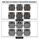 thumbnail image 4 of 6Pcs Front & Rear Brake Pads for TRX400EX TRX400X Sportrax 9914, 4 of 4