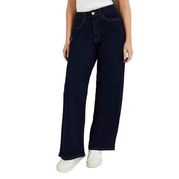 Dorothy Perkins Womens Denim Wide Leg Jeans