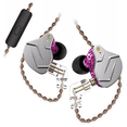 thumbnail image 3 of Audífonos in-ear gamer con cable ZSN Pro with mic KZ ZSN Pro violeta, 3 of 4