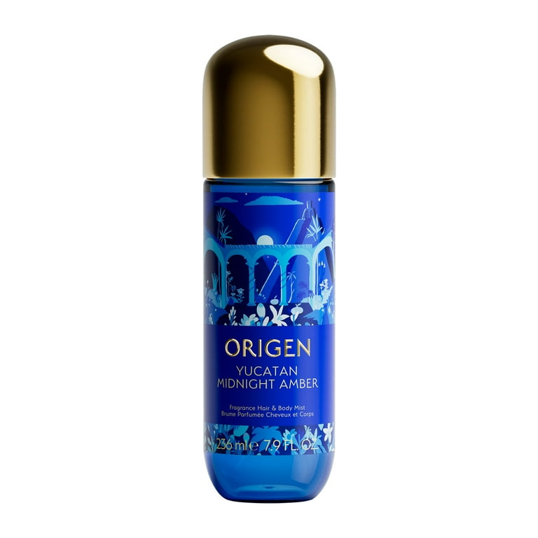 Origen Yucatan Midnight Amber Hair and Body Mist, Vibrant
