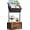 Black, variant on Floating Nightstand Floating Shelves for Wall 16.5" White Floating Shelf with Drawer and 3-Tier Bookshelf for Bedroom, Living Room, Kids Room (White)
