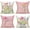 Wildflower-pink, variant on Spring Outdoor Throw Pillow Covers 20x20 Set of 2 Garden Flowers Farmhouse Patio Decorative Cushion Covers Home Decor Couch for Sofa Bedroom Livingroom, Pink