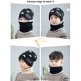thumbnail image 4 of Sonducket Sombrero de invierno para niños Kit de calentador de cuello a prueba de viento de punto para niños Pesca de moda Sombreros rojo Sonducket AP009504-01B, 4 of 6