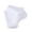 White, variant on CLOSEMATE 6 Pairs Ankle Athletic Running Socks for Men Women - Comfortable Cotton Cushioned and Anti-Bliste(6Black, Size L)