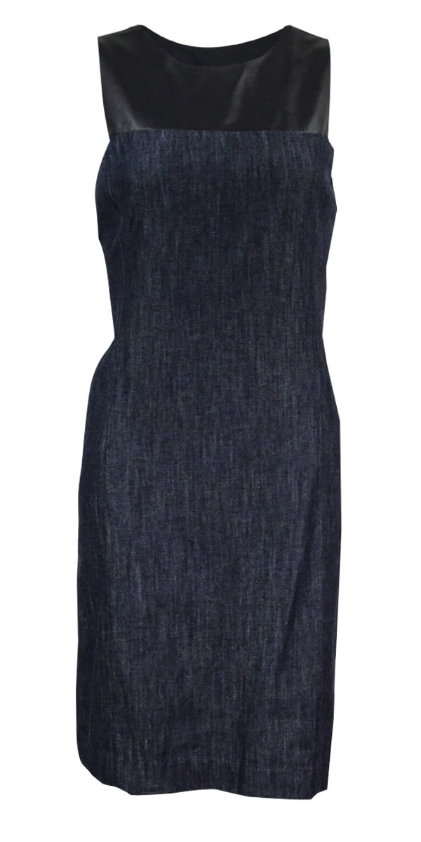 women's petite denim dresses