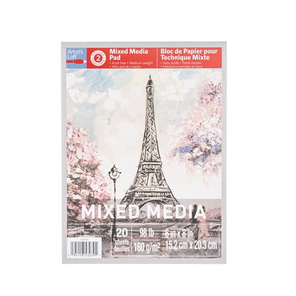 12 Pack: Mixed Media Pad by Artist's Loft - 6" x 8"