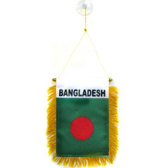 Bangladesh Mini Banner 4'' x 6'' special car