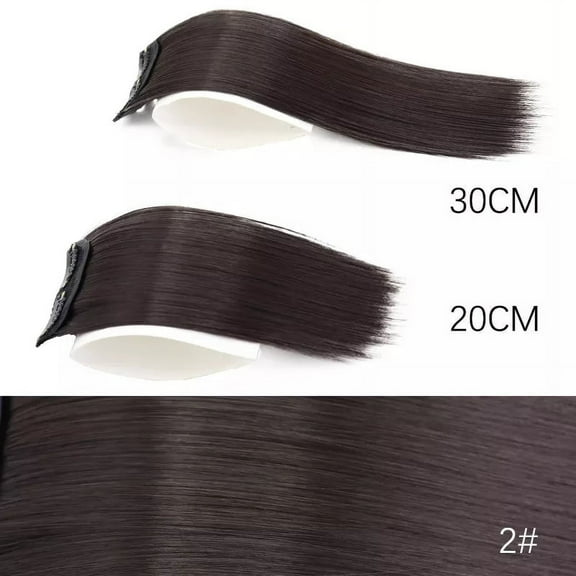 8 Inch (20 cm) Synthetic Clip-in Hair Extensions - Invisible Hair Pieces for Thinning Hair for Women & Girls