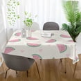 thumbnail image 6 of Cute Watermelon Tablecloth 54" x 54" Rectangle Table Cloth Cover Tabletop Fabric for Indoor Dining Room Outdoor Party Picnic Camping Restaurant House Decor, 6 of 7