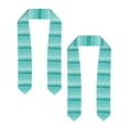 thumbnail image 2 of Fotbe Teal Turquoise Printed Class of 2024 Graduation Stole, 2 of 7