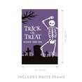 thumbnail image 4 of Koyal Wholesale Happy Halloween Candy Sign, Skeleton Halloween Signs 12 x 18 Inch Frame Included, 4 of 5
