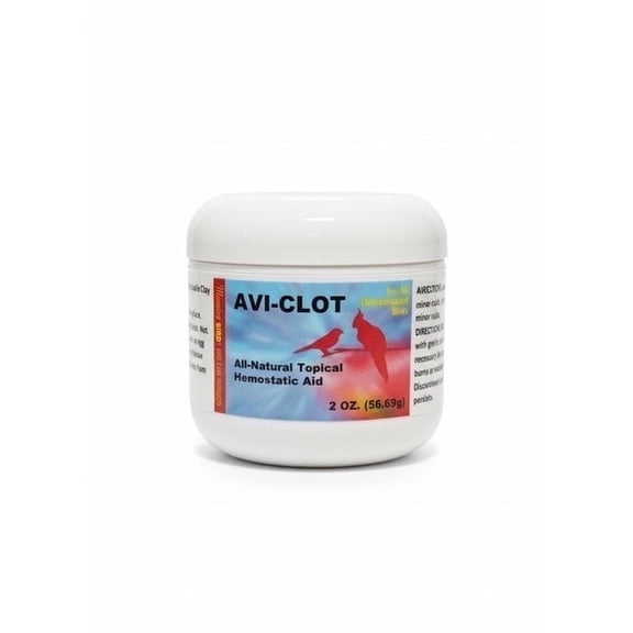 Morning Bird AVI-CLOT 2 Oz – Fast Bleeding Control for Cuts, Quick Stop Bleeding Powder for Dogs, Small Pets & Over-Trimmed Nail– Blood Clotting Powder for Wound Healing