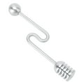 thumbnail image 4 of Dsseng Food-Grade Stainless Steel Kitchen Gadget Honey Spoon, For Home Office Kitchen, 4 of 5