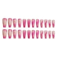 thumbnail image 1 of Seitruly Uñas postizas de ataúd, estilo francés clásico, uñas a presión, cubierta completa, punta de uñas, pegatinas de manicura de viscosidad Arte de uñas tipo 27 Seitruly CE012296-27B, 1 of 6