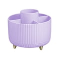 thumbnail image 3 of Sentmoon Cosmetic Organizer Makeup Organizer Desktop Rotating Makeup Brush Organizer Cosmetic Container Desk Dresser Eyeshadow Brushes Lipstick Case Pen Container, 3 of 7