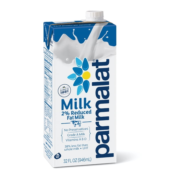 Parmalat 2 Grade A Uht Reduced Fat Milk 32 Fl Oz Walmart Com Walmart Com