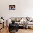 thumbnail image 3 of Stupell Industries Dogs on Doorstep Animals & Insects Painting White Framed Art Print Wall Art, 20 x 16, 3 of 9