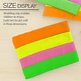 thumbnail image 2 of Bazic 3321 1 lbs 4 Modeling Clay Sticks, Fluorescent Color, 2 of 7